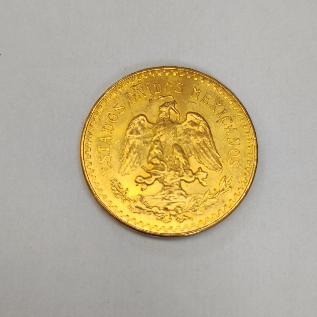 K1 41.6 GRMS 21 K IDENTIFICACIÓN MONEDA NOMINATIVA MATERIALES ORO OBSER (SEMINUEVO)