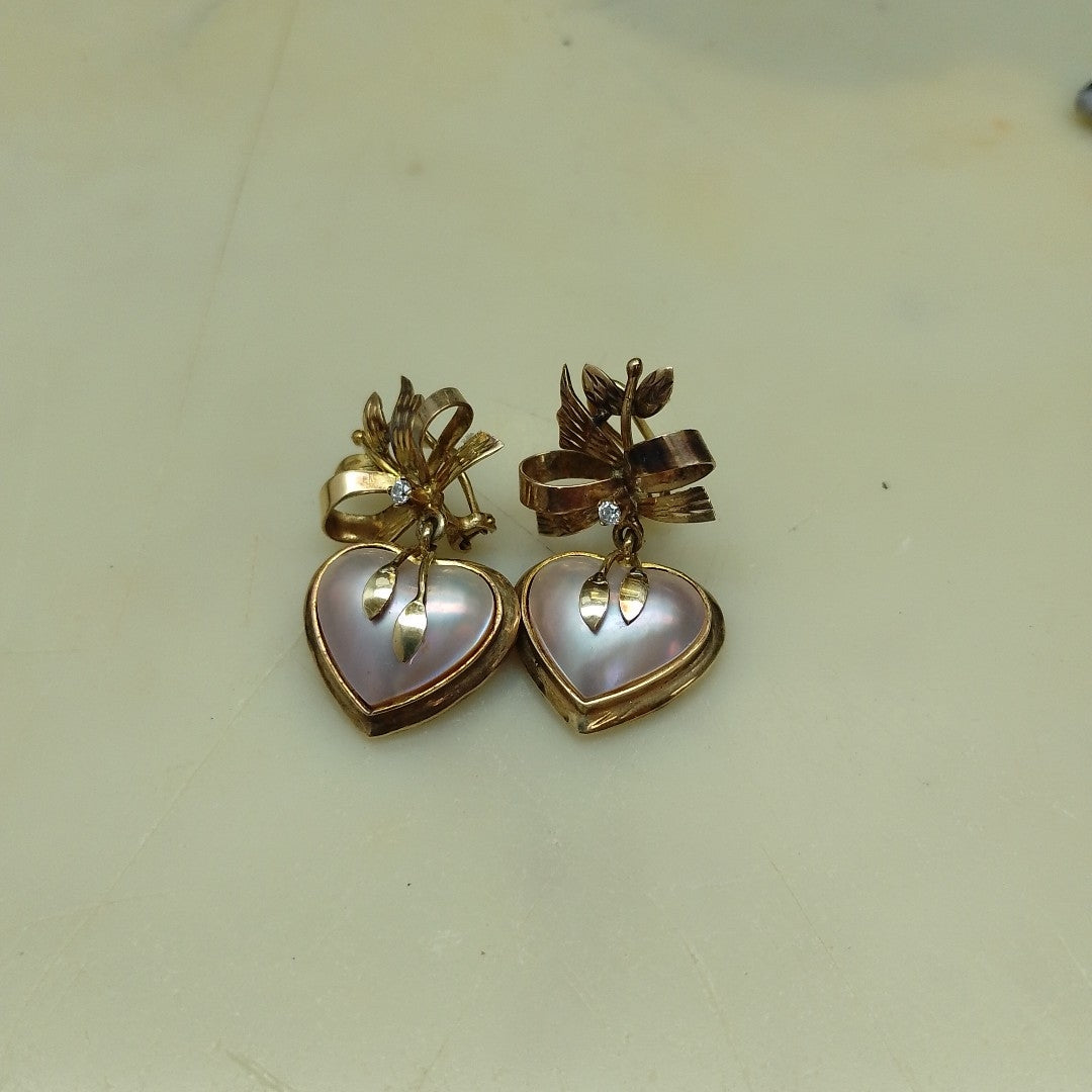 ARETES PAR ORO 8 K 11.5 GRMS (SEMINUEVO)