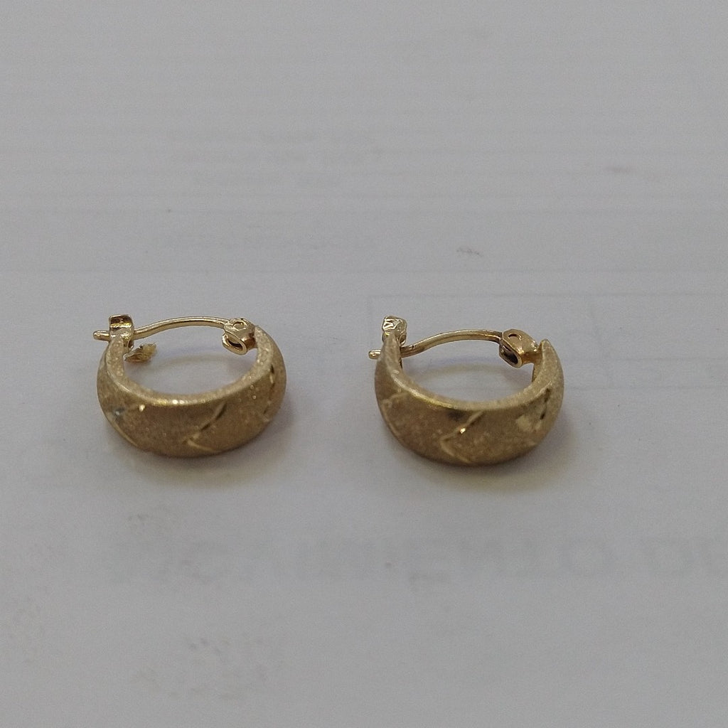ARRACADAS PAR ORO 14 K 1.8 GRMS (SEMINUEVO)