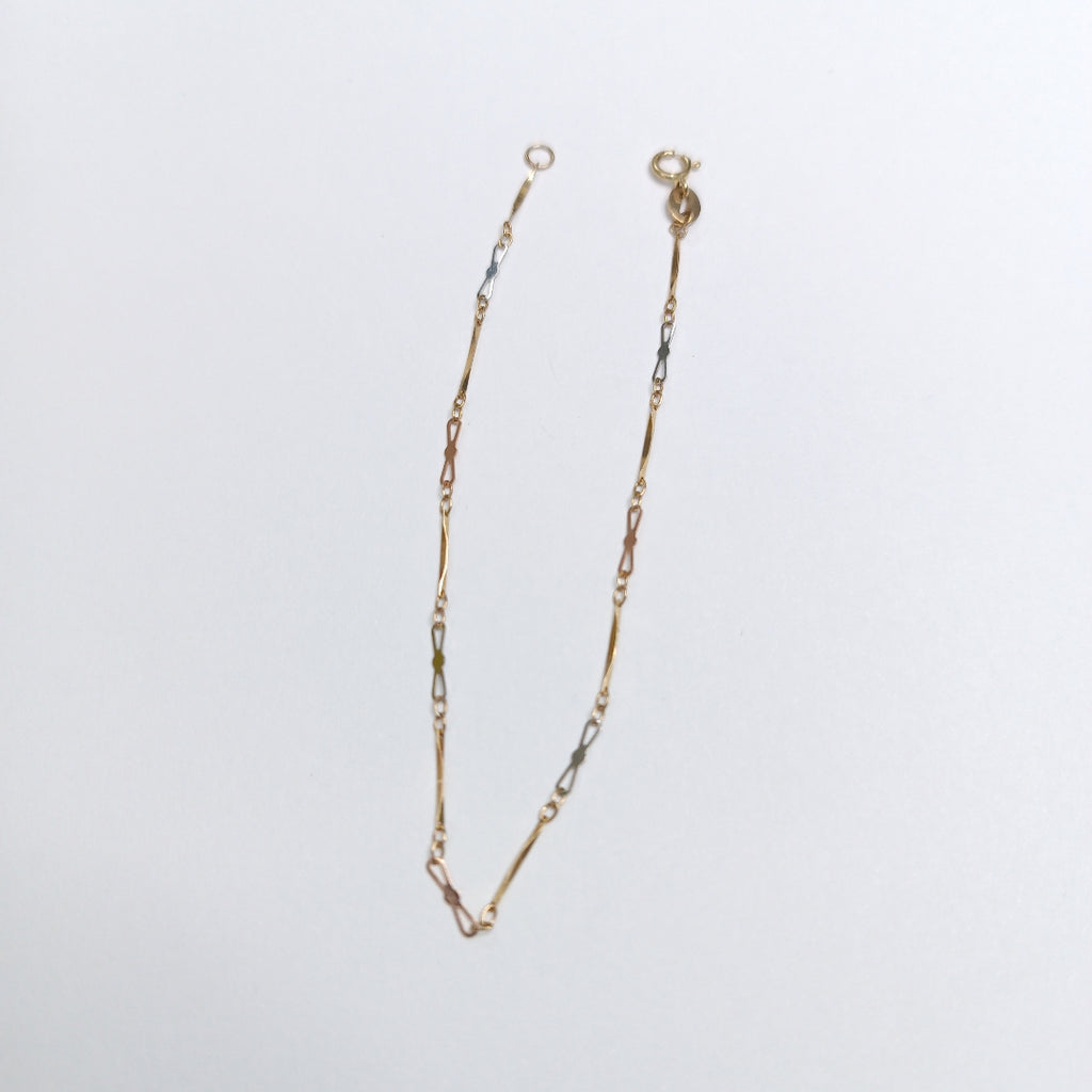 PULSERA ORO,ORO COMBINADO 14 K 0,70 GRMS (SEMINUEVO)