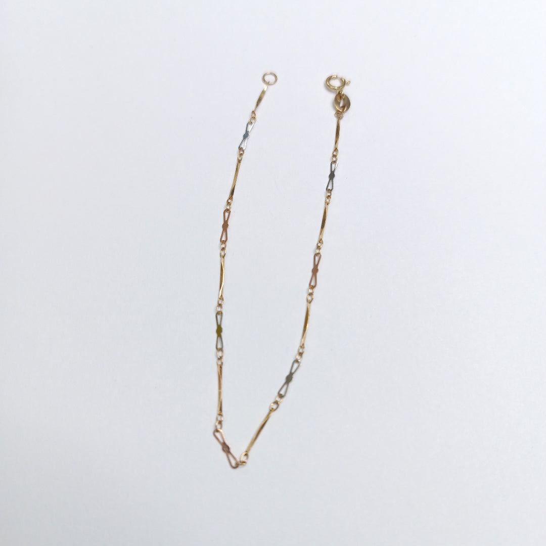 PULSERA ORO,ORO COMBINADO 14 K 0,70 GRMS (SEMINUEVO)