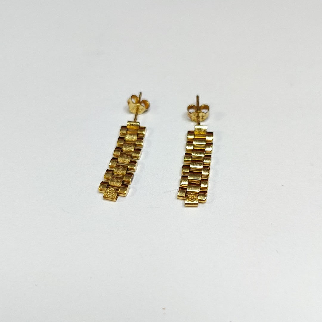 BROQUELES PAR ORO 14 K 2,50 GRMS (SEMINUEVO)