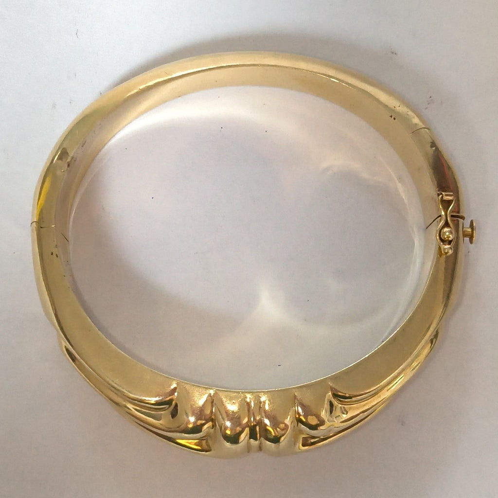 PULSERA RIGIDA ORO 14 K 23.3 GRMS (SEMINUEVO)
