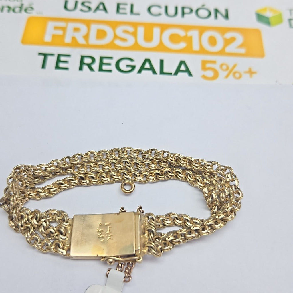 PULSERA ORO 14 K 28.4 GRMS (SEMINUEVO)