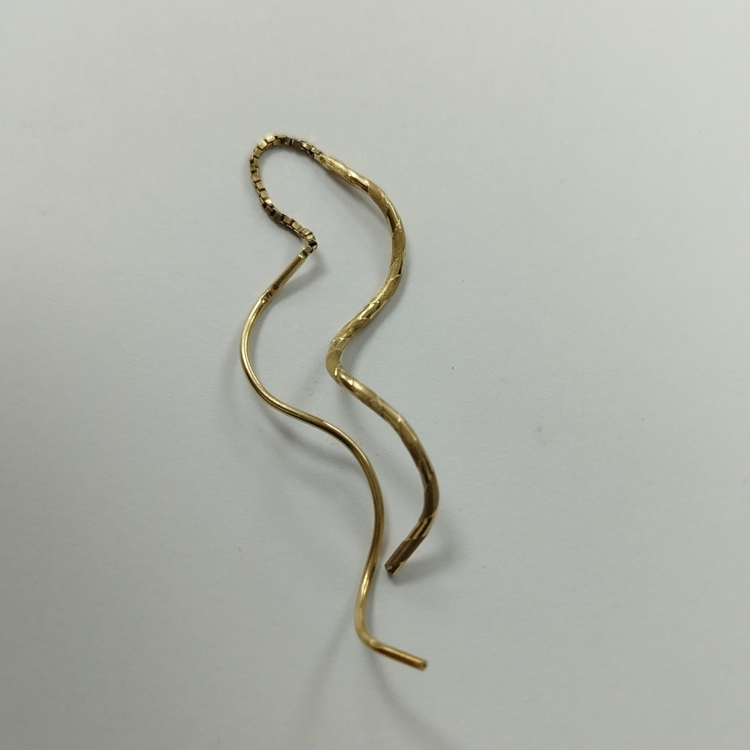VIOLADORES PAR ORO 14 K 2.2 GRMS (SEMINUEVO)