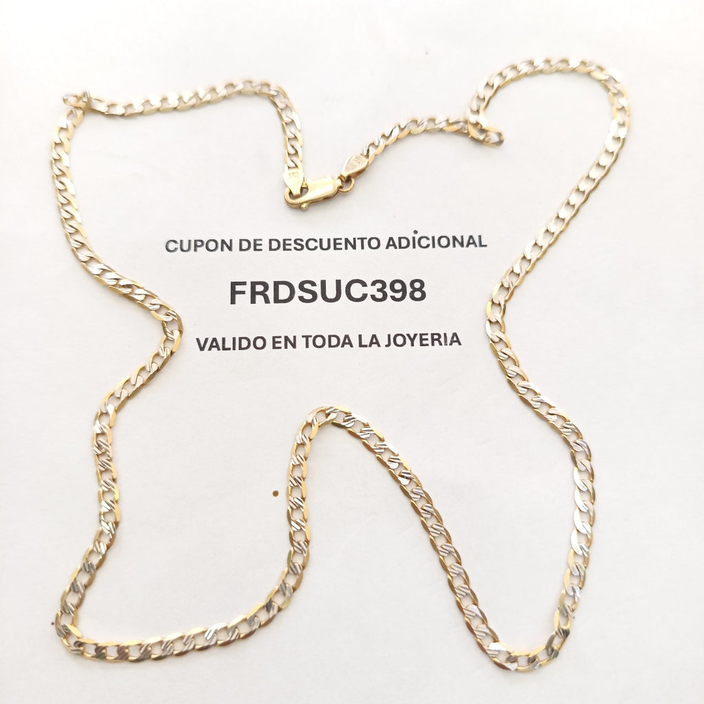 CADENA ORO, RODIADO 14 K 10.3 GRMS (SEMINUEVO)