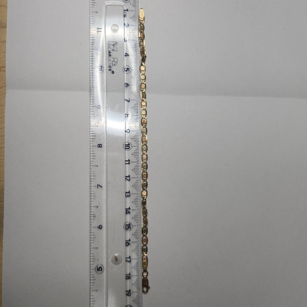 PULSERA ORO COMBINADO 14 K 3.4 GRMS (SEMINUEVO)