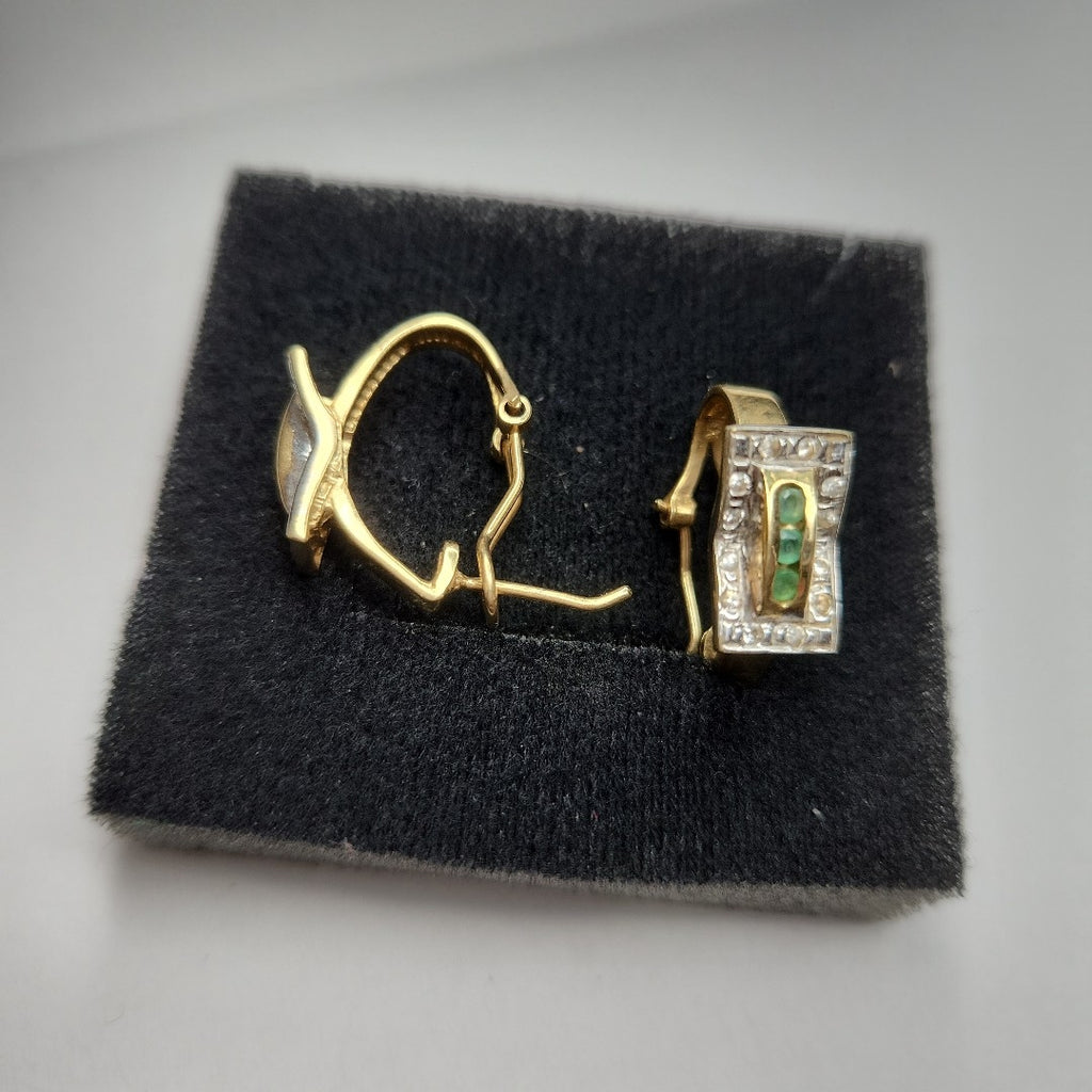 ARRACADAS PAR ORO 14 K 6.5 GRMS (SEMINUEVO)
