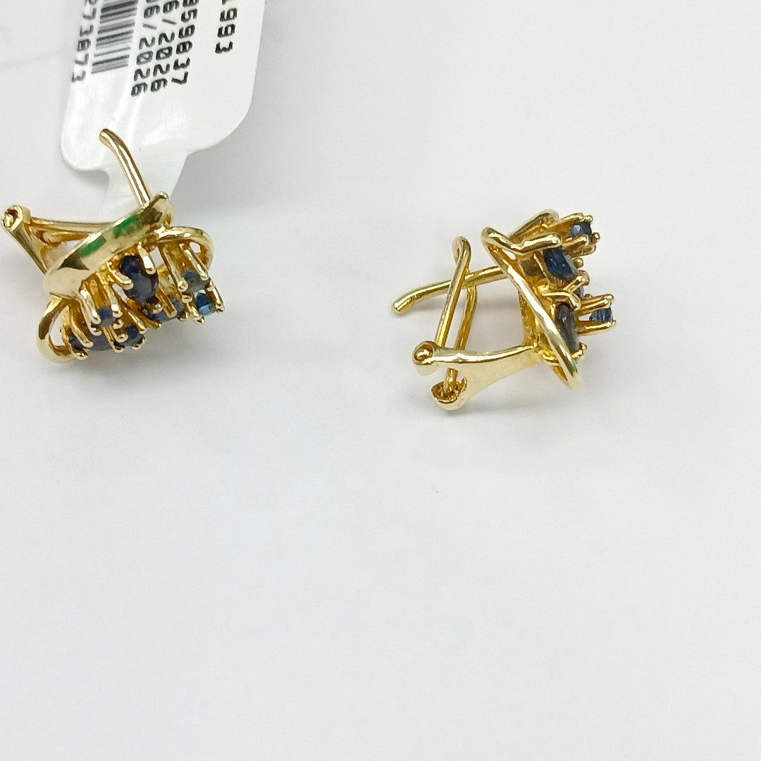 ARETES PAR ORO 14 K 3.7 GRMS (SEMINUEVO)