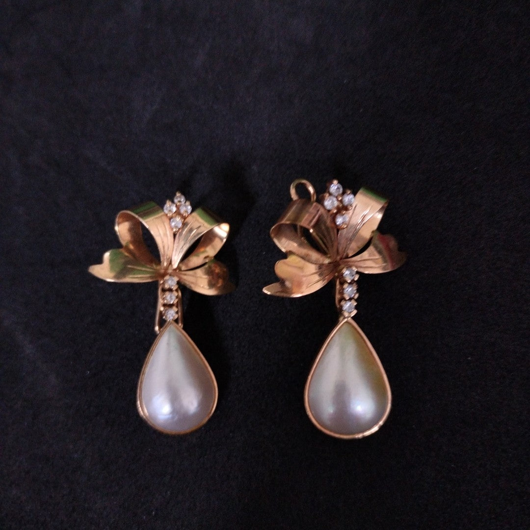 ARETES PAR ORO 14 K 12.5 GRMS (SEMINUEVO)