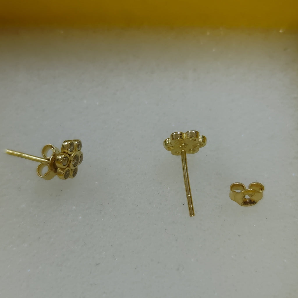 BROQUELES ORO 14K 1.2 (NUEVO)