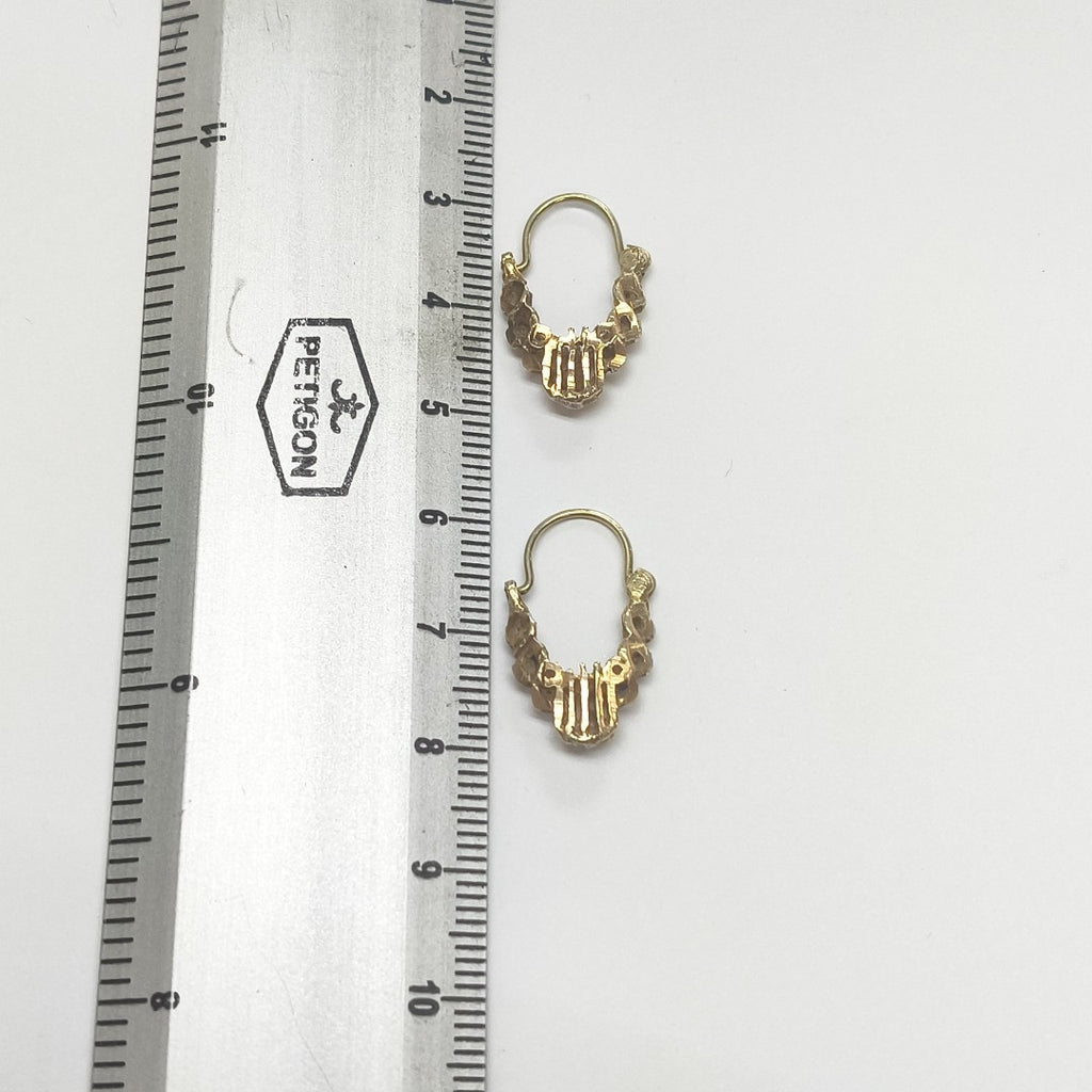 ARRACADAS PAR ORO 8 K 2,00 GRMS (SEMINUEVO)