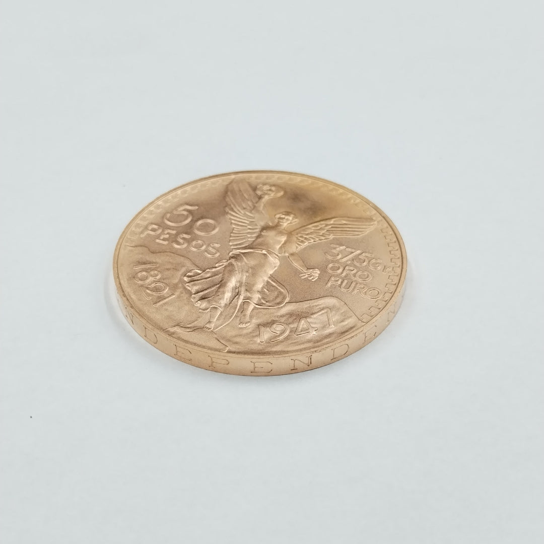 K1 41.6 GRMS 21 K IDENTIFICACIÓN MONEDA NOMINATIVA MONEDAS PESOS 50 PESOS (SEMINUEVO)