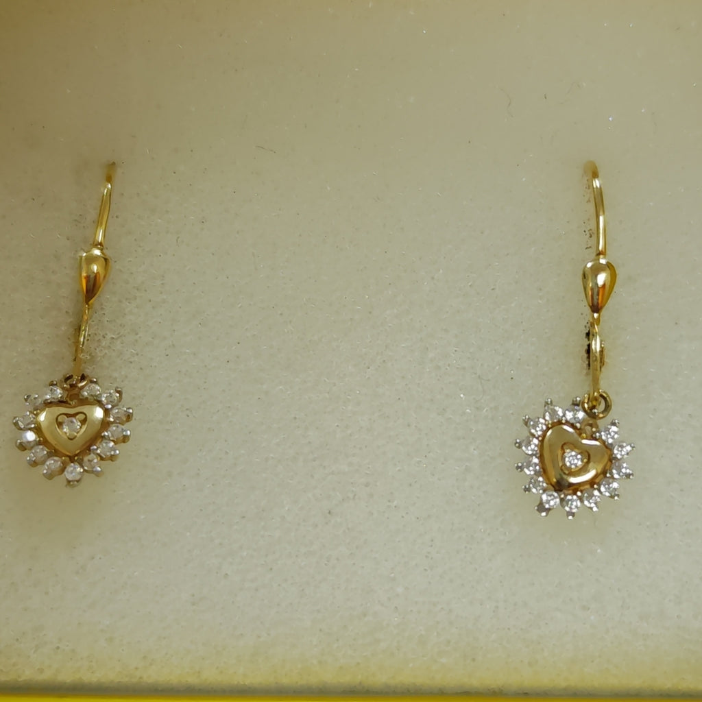 BROQUELES ORO 14K 2.1 (NUEVO)