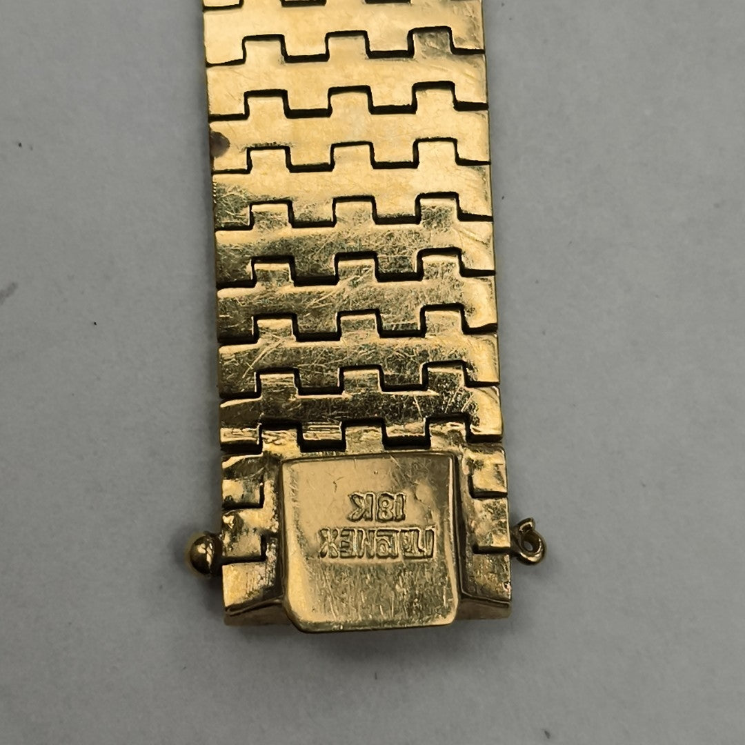 PULSERA RIGIDA ORO COMBINADO 16K 43.6 GRMS (SEMINUEVO)