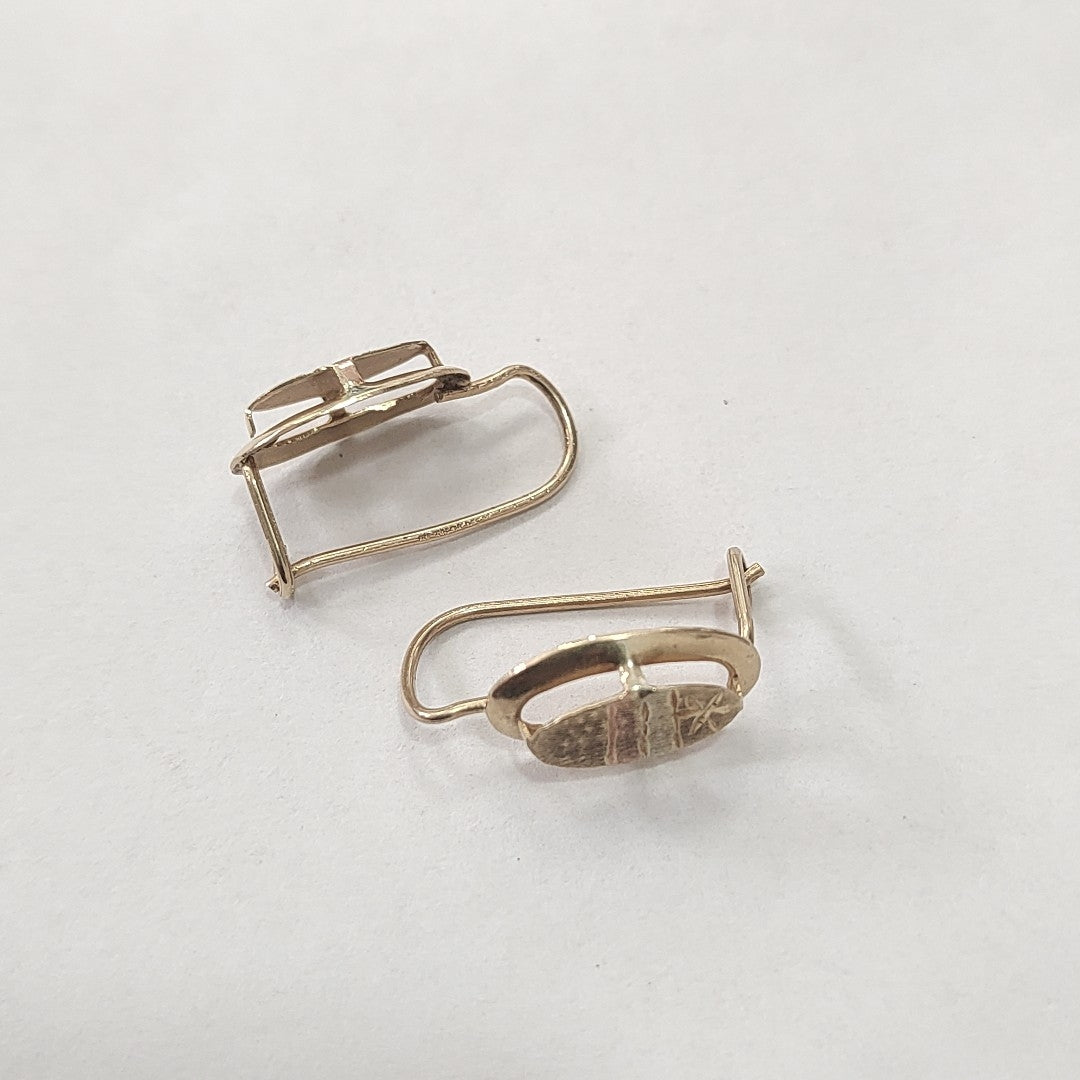 ARETES PAR ORO 10 K 1.6 GRMS (SEMINUEVO)