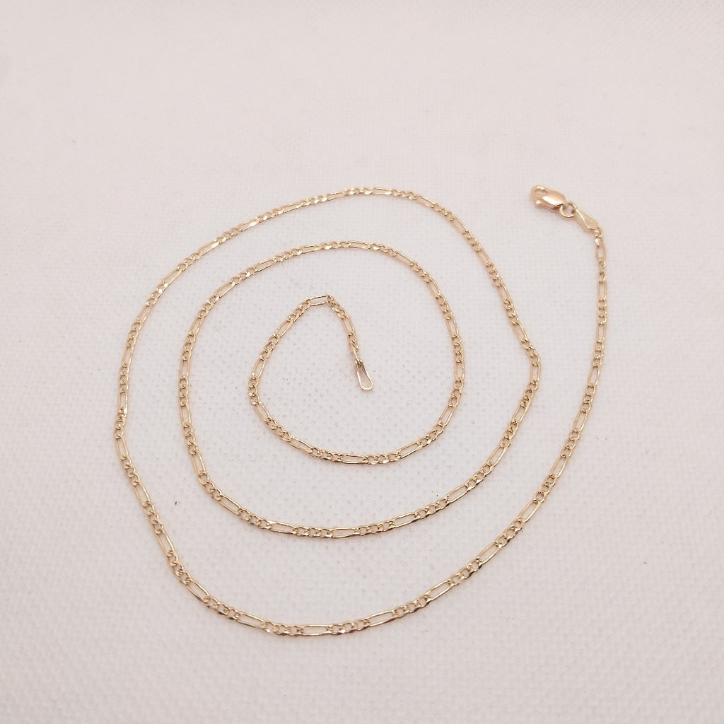 CADENAS 3X1 ORO 14K 55 CM 4 GR (NUEVO)