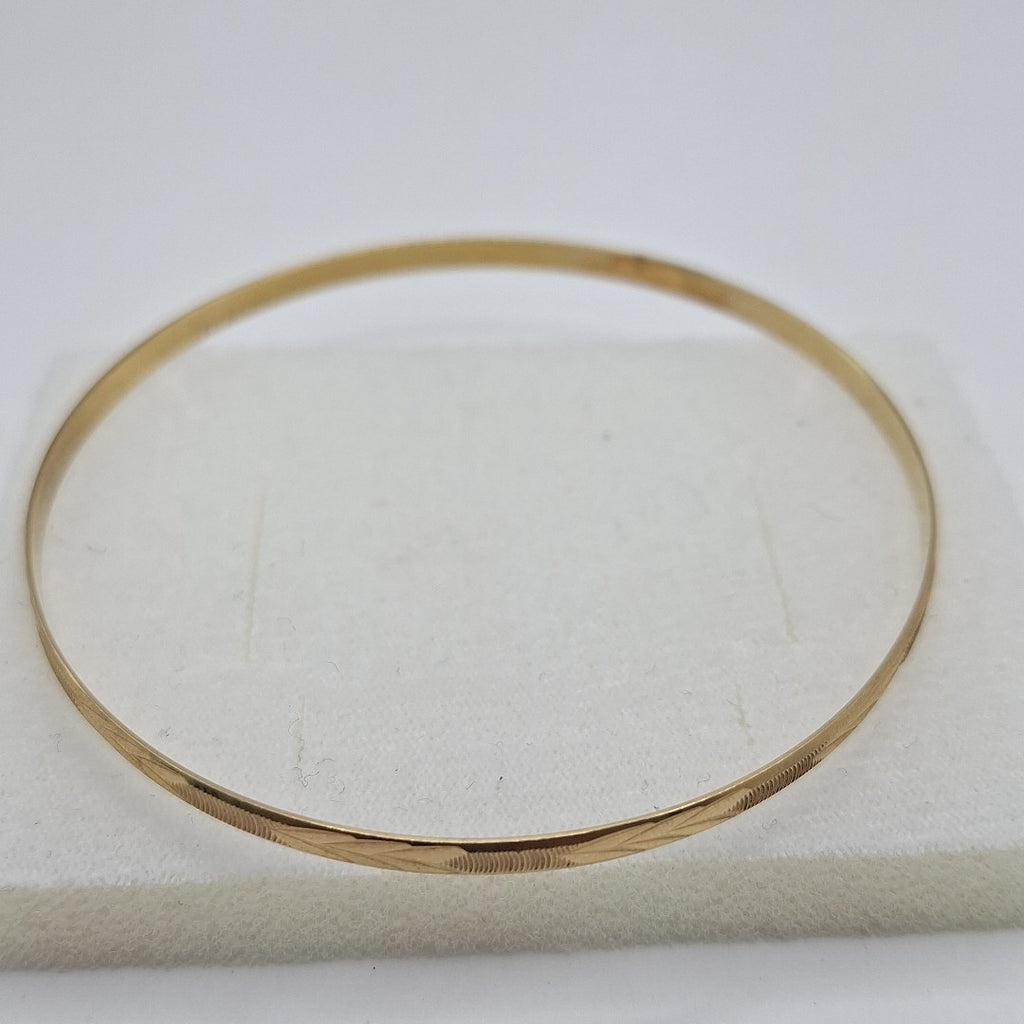 PULSERA RIGIDA ORO 14 K 5.4 GRMS (SEMINUEVO)