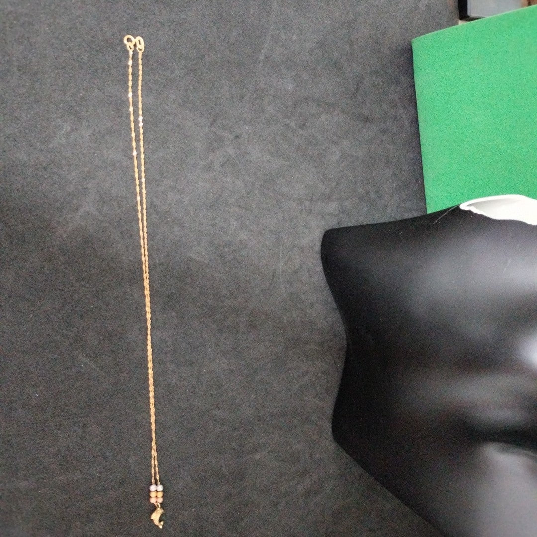 CADENA ORO, ORO COMBINADO 14 K 1.4 GRMS (SEMINUEVO)