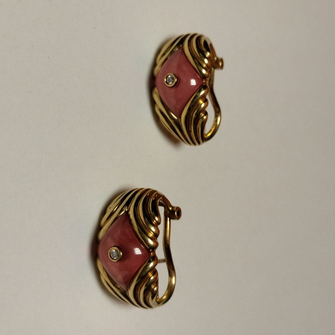 ARETES PAR ORO 18 K 10.7 GRMS (SEMINUEVO)