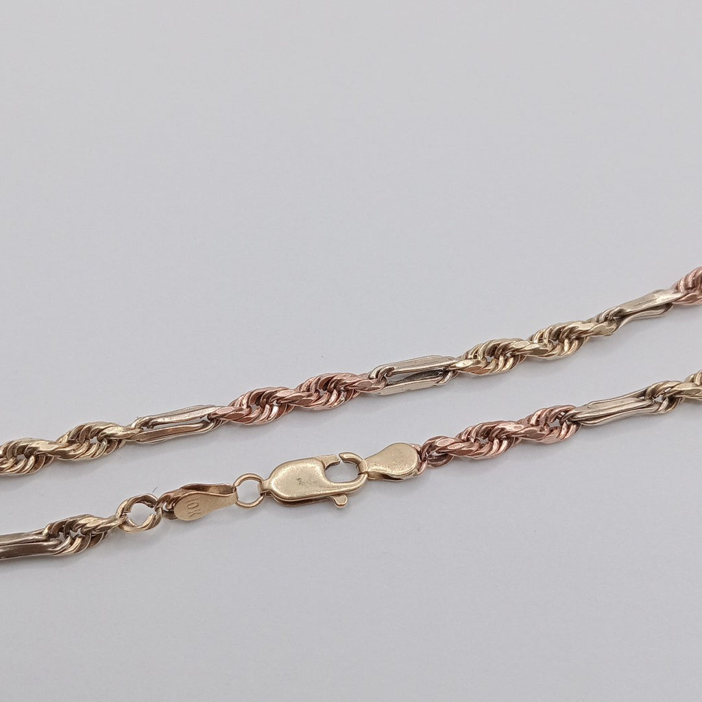 PULSERA ORO COMBINADO 10 K 4,50 GRMS (SEMINUEVO)