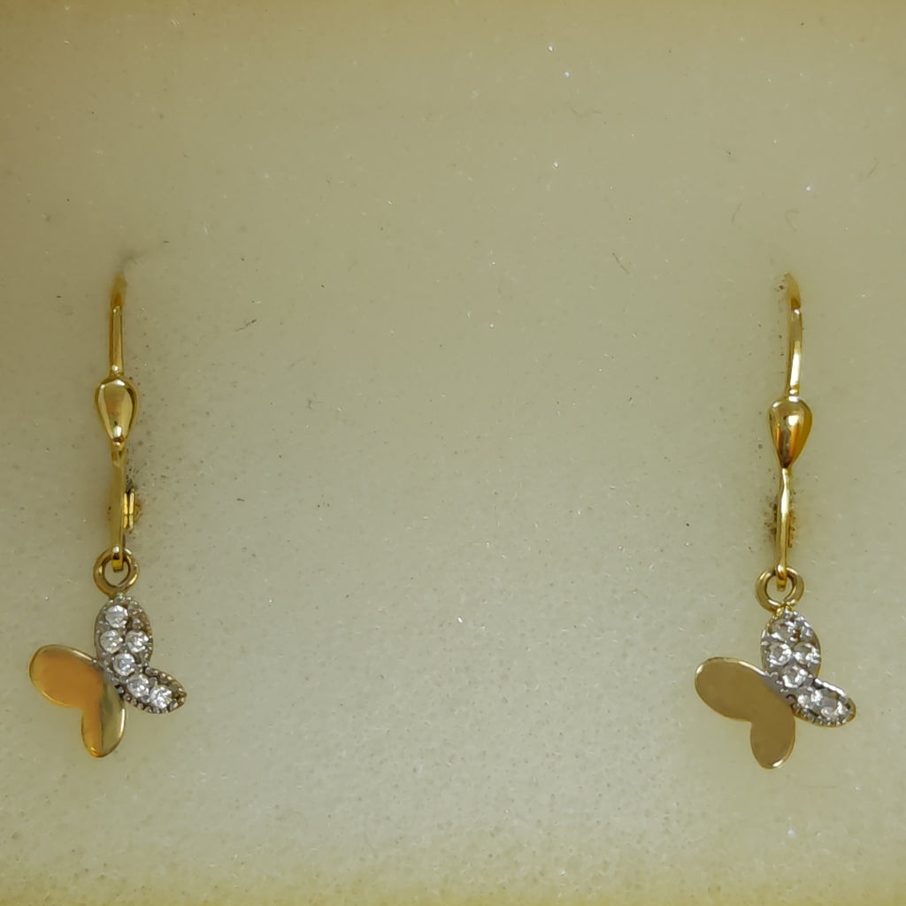 BROQUELES ORO 14K 1.8 (NUEVO)