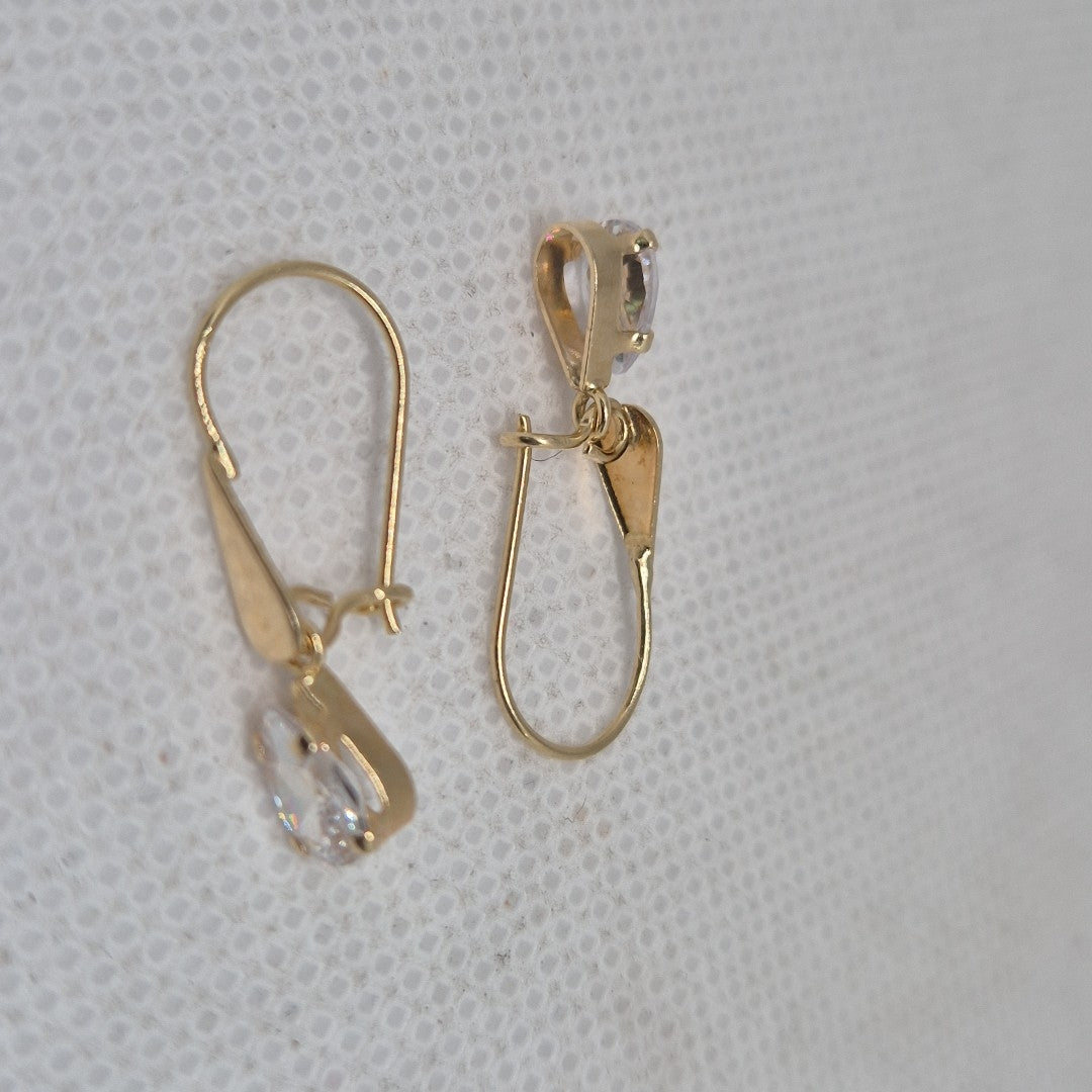 ARETES PAR ORO 10 K 0.8 GRMS (SEMINUEVO)