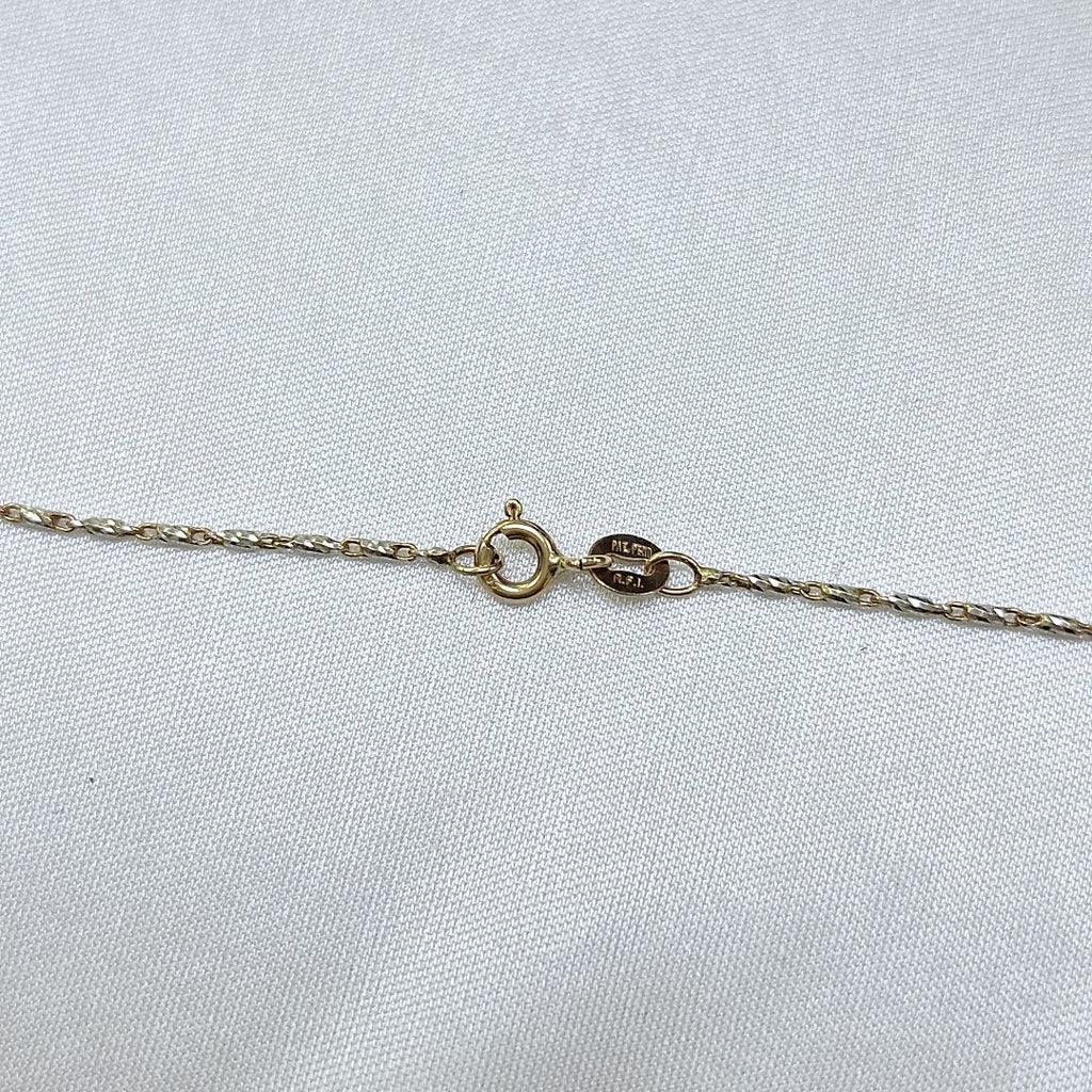 CADENA ORO COMBINADO 14 K 4,30 GRMS (SEMINUEVO)