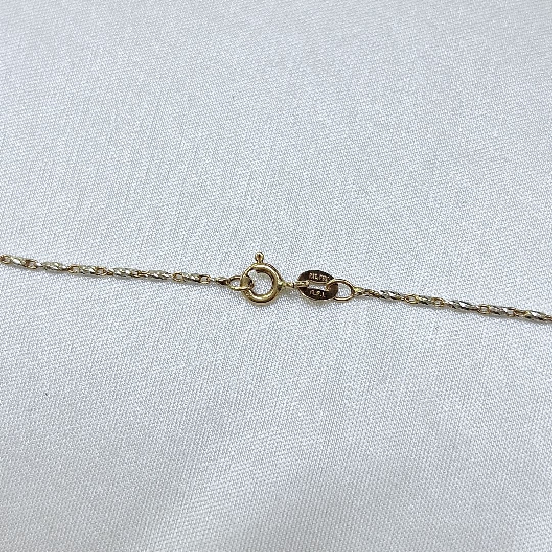 CADENA ORO COMBINADO 14 K 4,30 GRMS (SEMINUEVO)