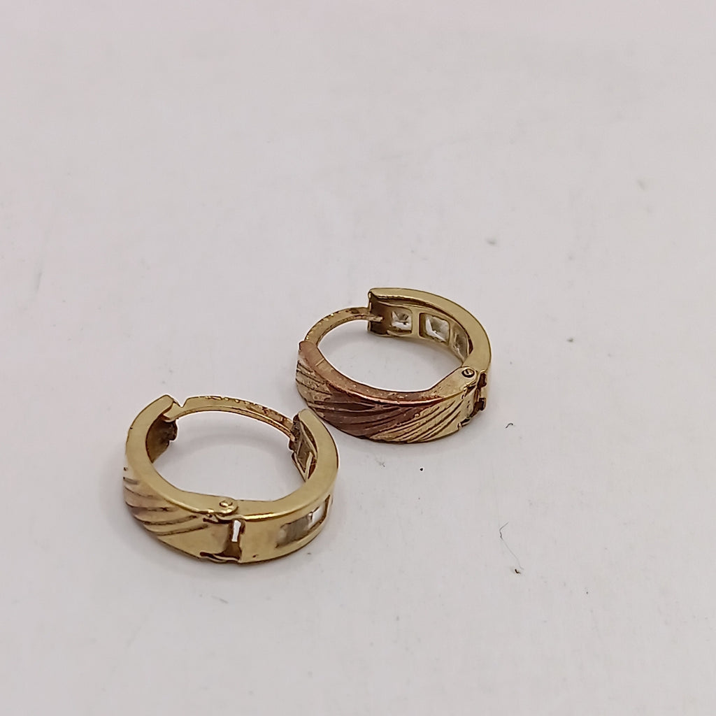 ARRACADAS PAR ORO 10 K 1.3 GRMS (SEMINUEVO)