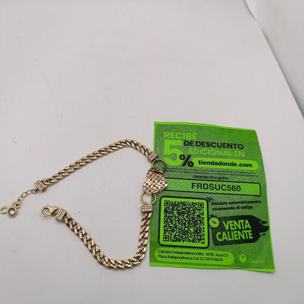 PULSERA ORO 10 K 8.4 GRMS (SEMINUEVO)