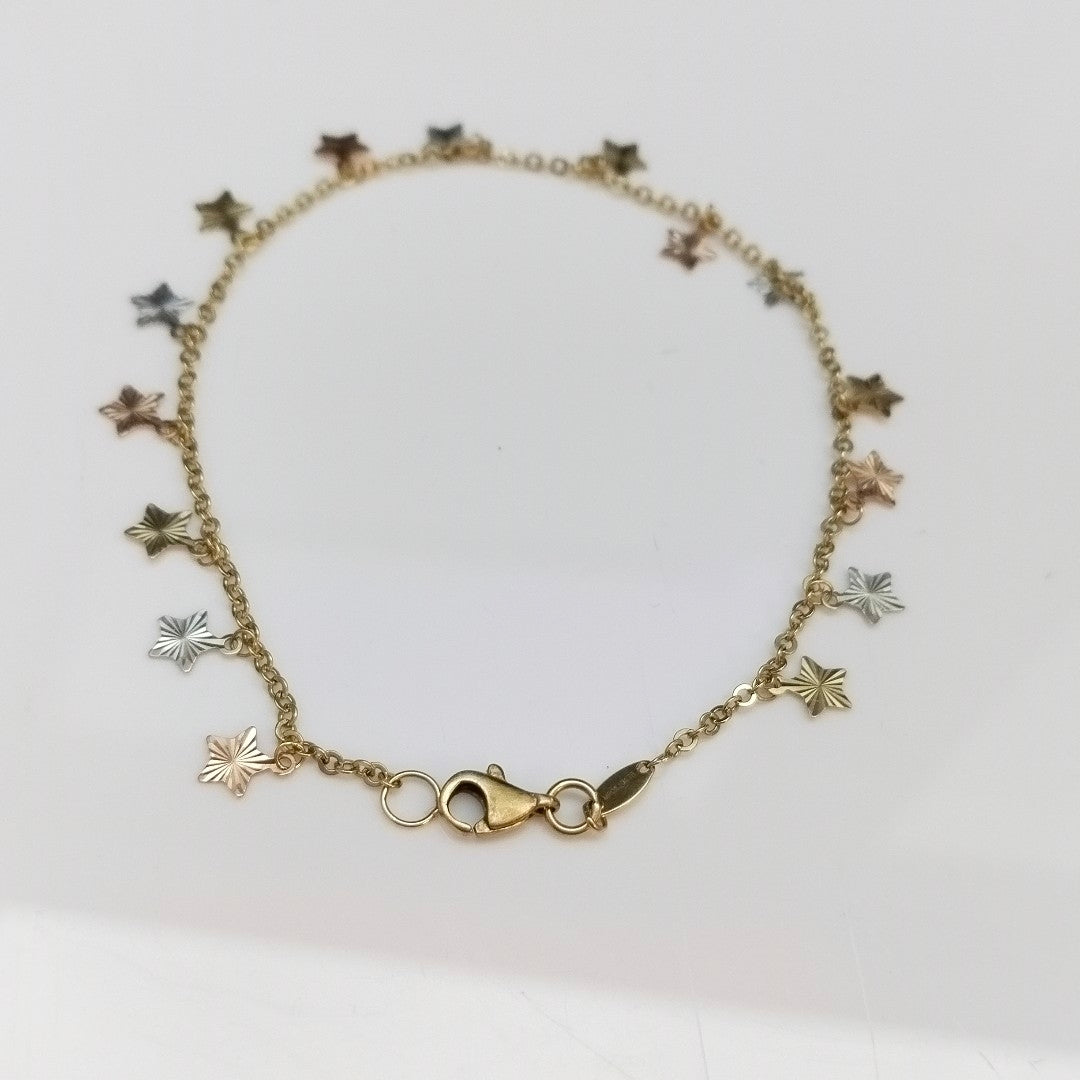 PULSERA ORO, ORO COMBINADO 10 K 2.5 GRMS (SEMINUEVO)