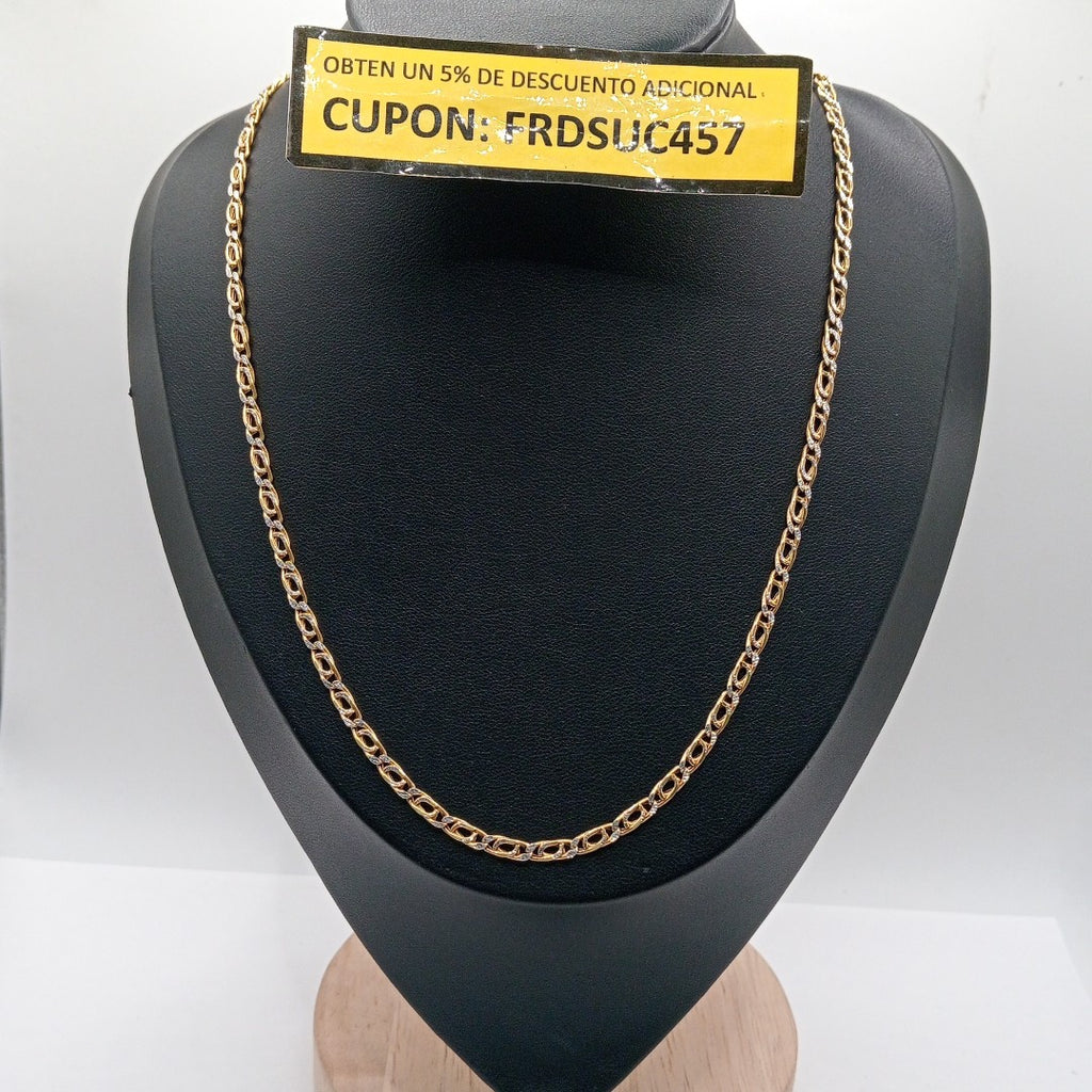 CADENA ORO,RODIADO 14 K 5,80 GRMS (SEMINUEVO)