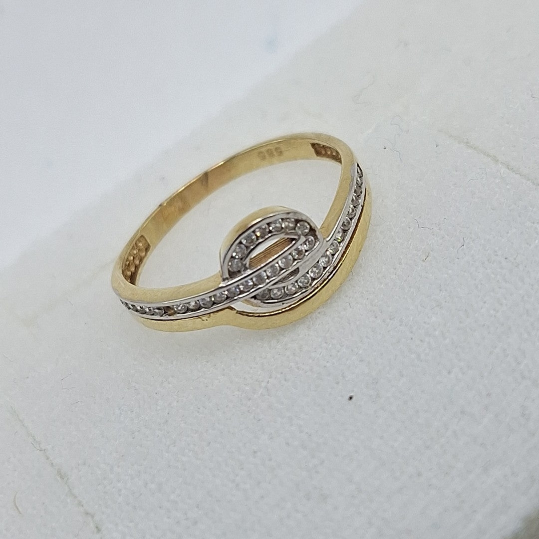 ANILLO ORO 14 K 2 GRMS (SEMINUEVO)