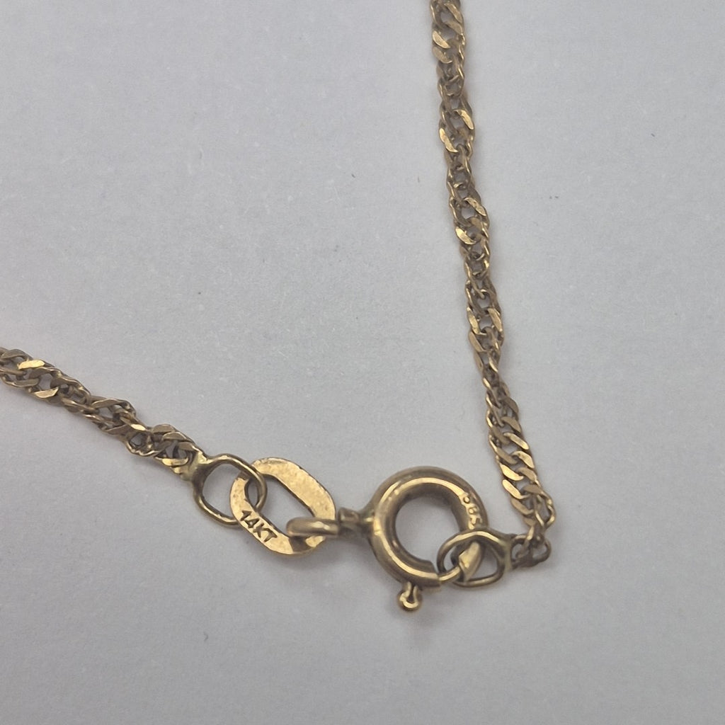 CADENA ORO 14 K 2,50 GRMS (SEMINUEVO)