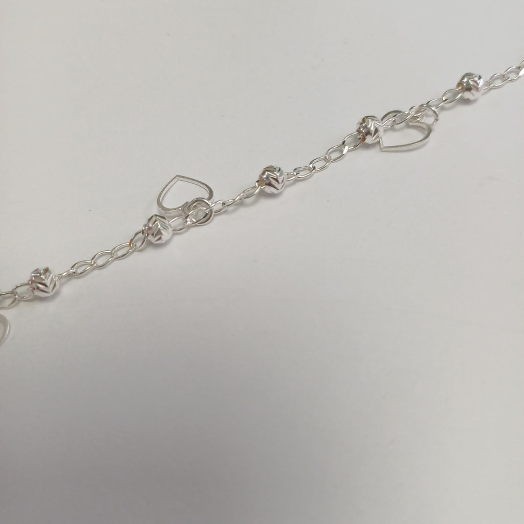 PULSERA TEJIDO ESPECIAL PLATA .925 18 CM 2.7 GR (NUEVO)
