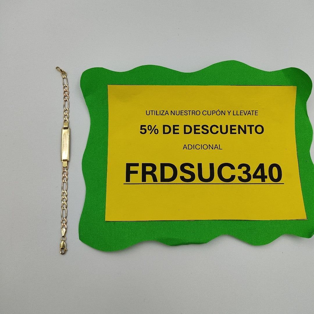 ESCLAVA ORO,ORO COMBINADO 14 K 5,00 GRMS (SEMINUEVO)
