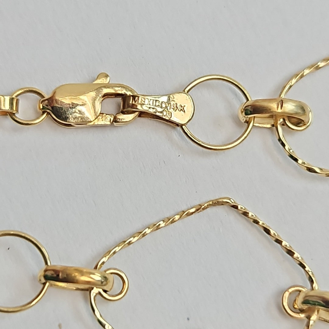 PULSERA ORO 14 K 2,90 GRMS (SEMINUEVO)