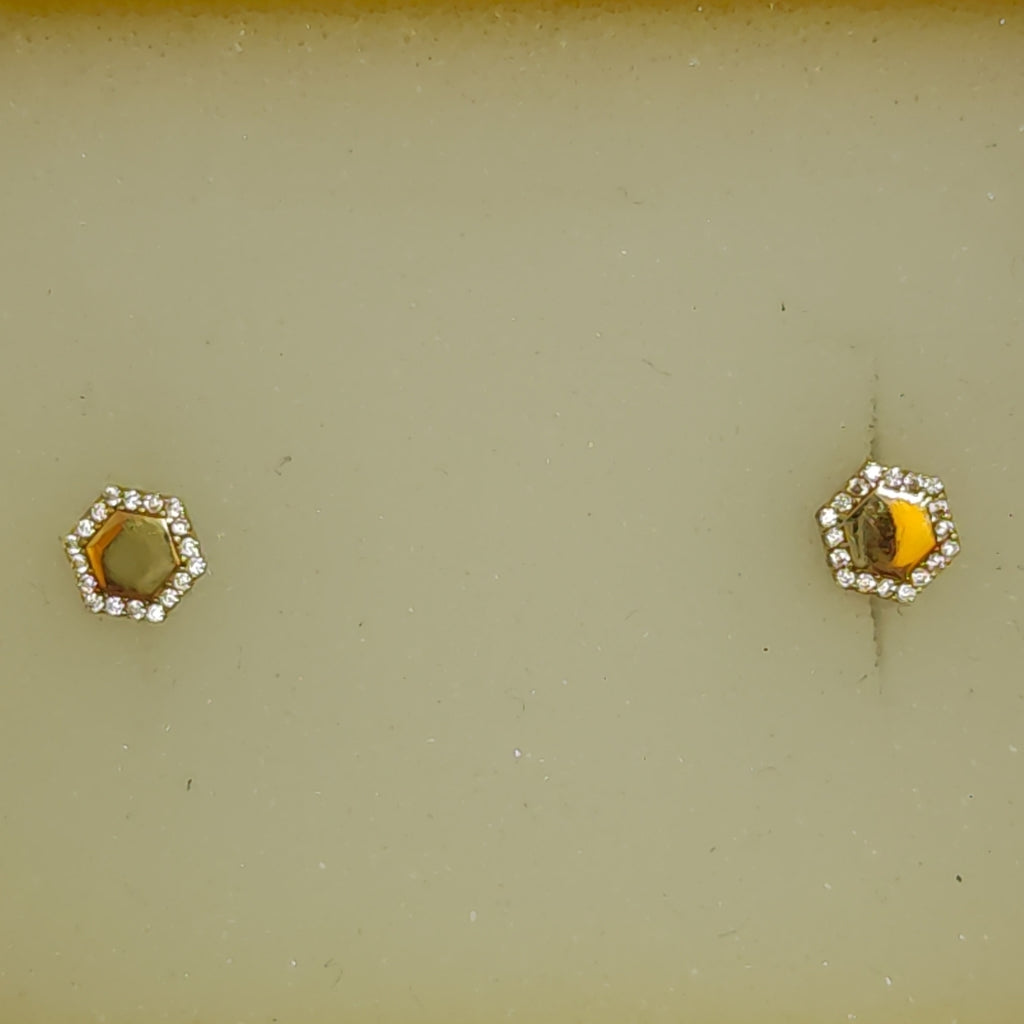 BROQUELES ORO 14K 1.4 (NUEVO)