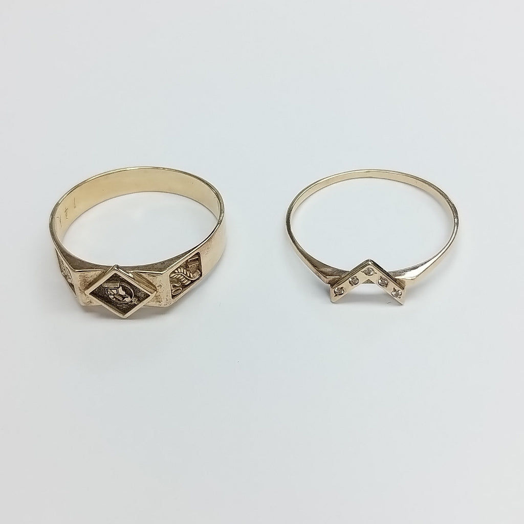 ANILLO DE GRADUACIÓN ORO 10 K 7,00 GRMS (SEMINUEVO)