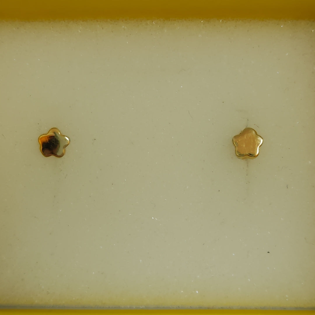 BROQUELES ORO 14K 1 (NUEVO)