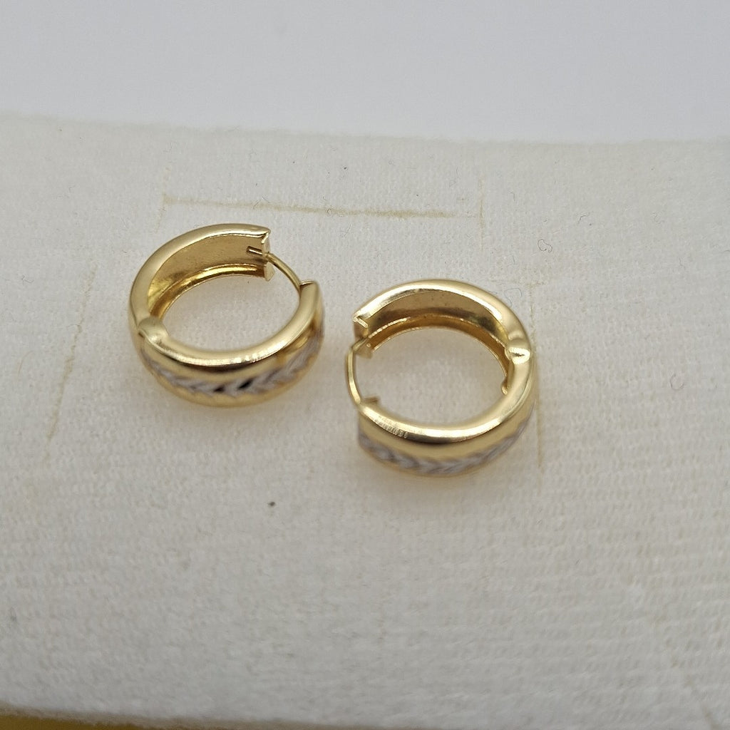 ARETES PAR ORO 14 K 2.2 GRMS (SEMINUEVO)