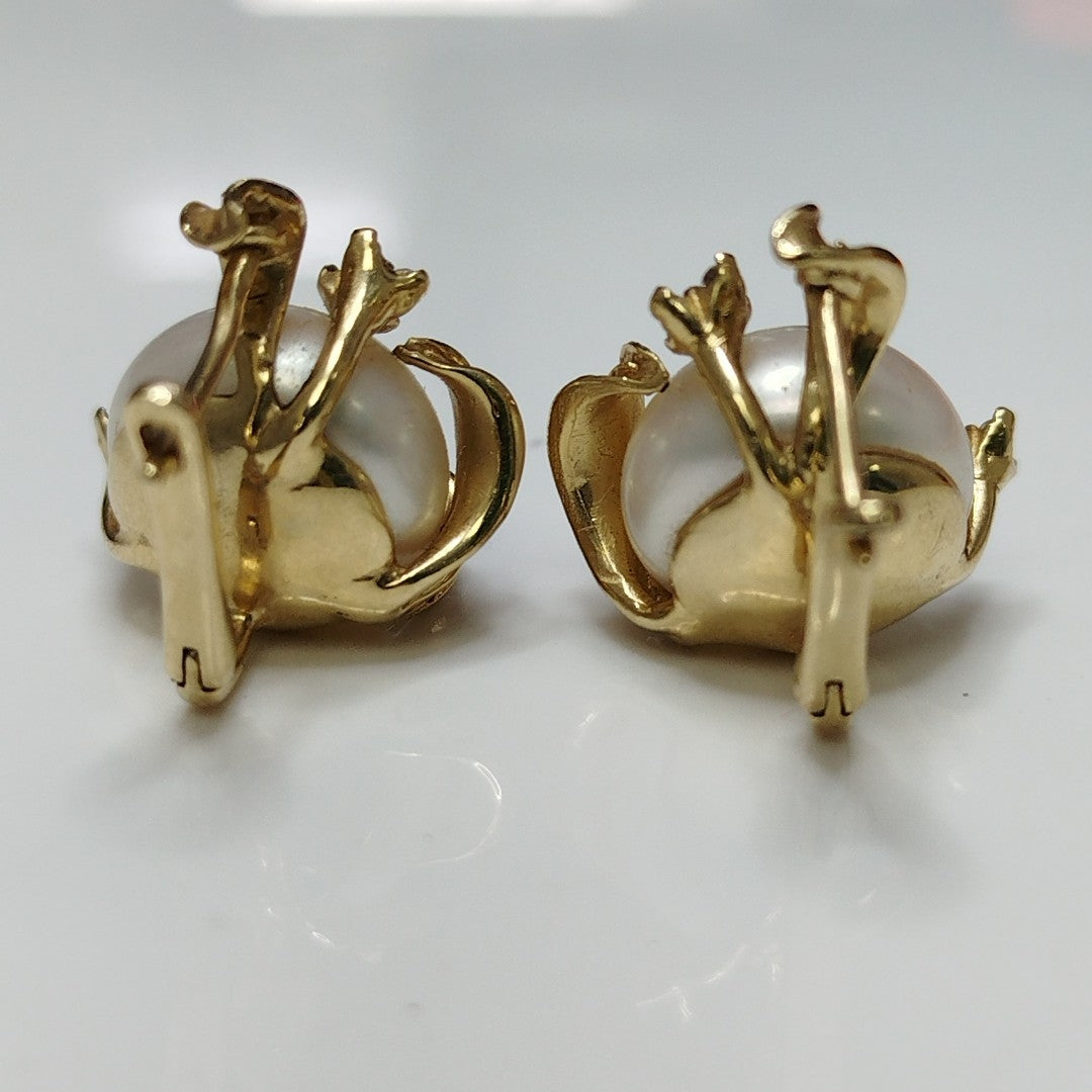 ARETES PAR ORO 14 K 11.4 GRMS (SEMINUEVO)