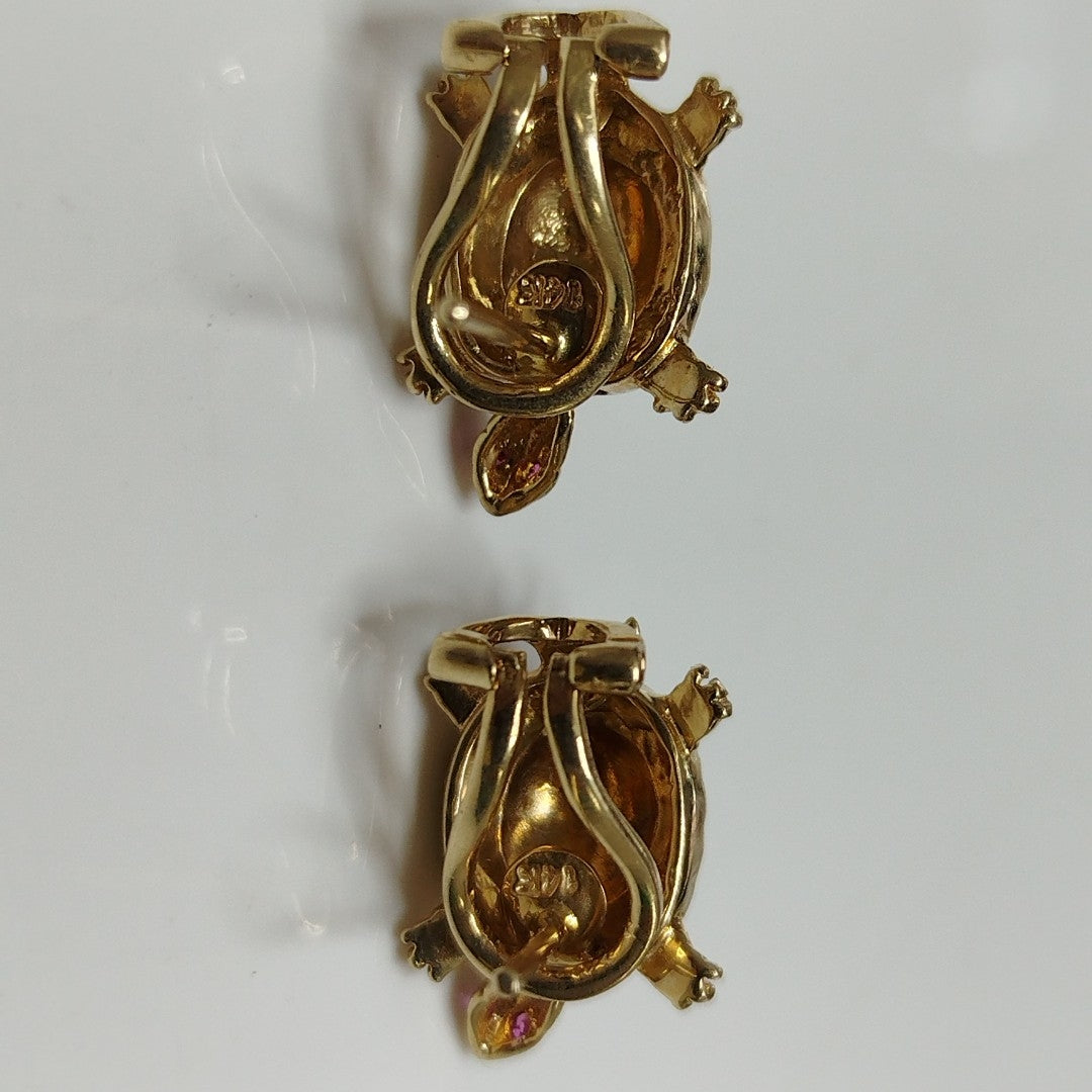 ARETES PAR ORO 14 K 5.8 GRMS (SEMINUEVO)