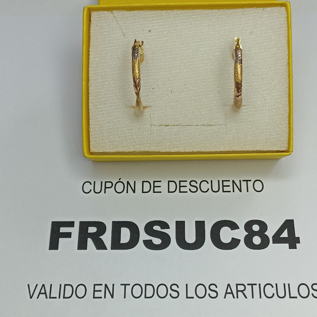 ARRACADAS PAR ORO 10 K 1,70 GRMS (SEMINUEVO)