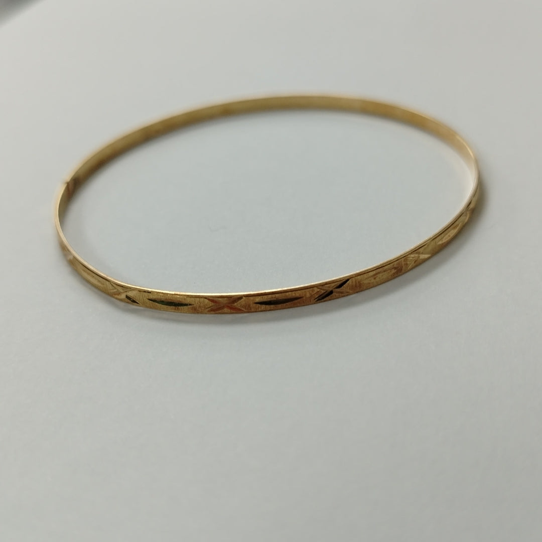 PULSERA RIGIDA ORO 18 K 5,90 GRMS (SEMINUEVO)