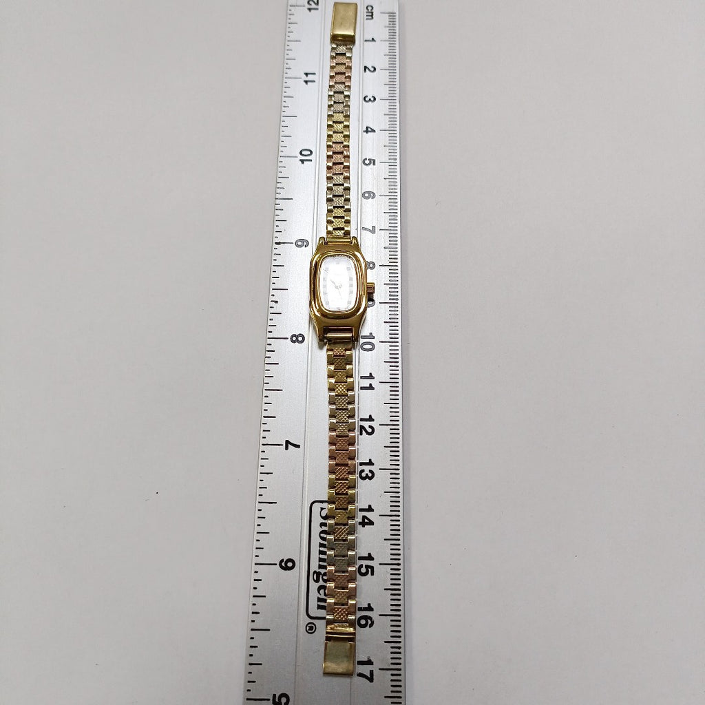 RELOJ CAJA ACERO PULSO ORO ORO COMBINADO 10 K 13.1 GRMS (SEMINUEVO)