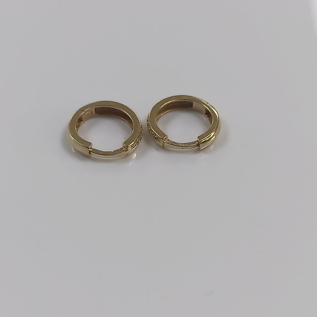 ARETES PAR ORO 14 K 2.3 GRMS (SEMINUEVO)