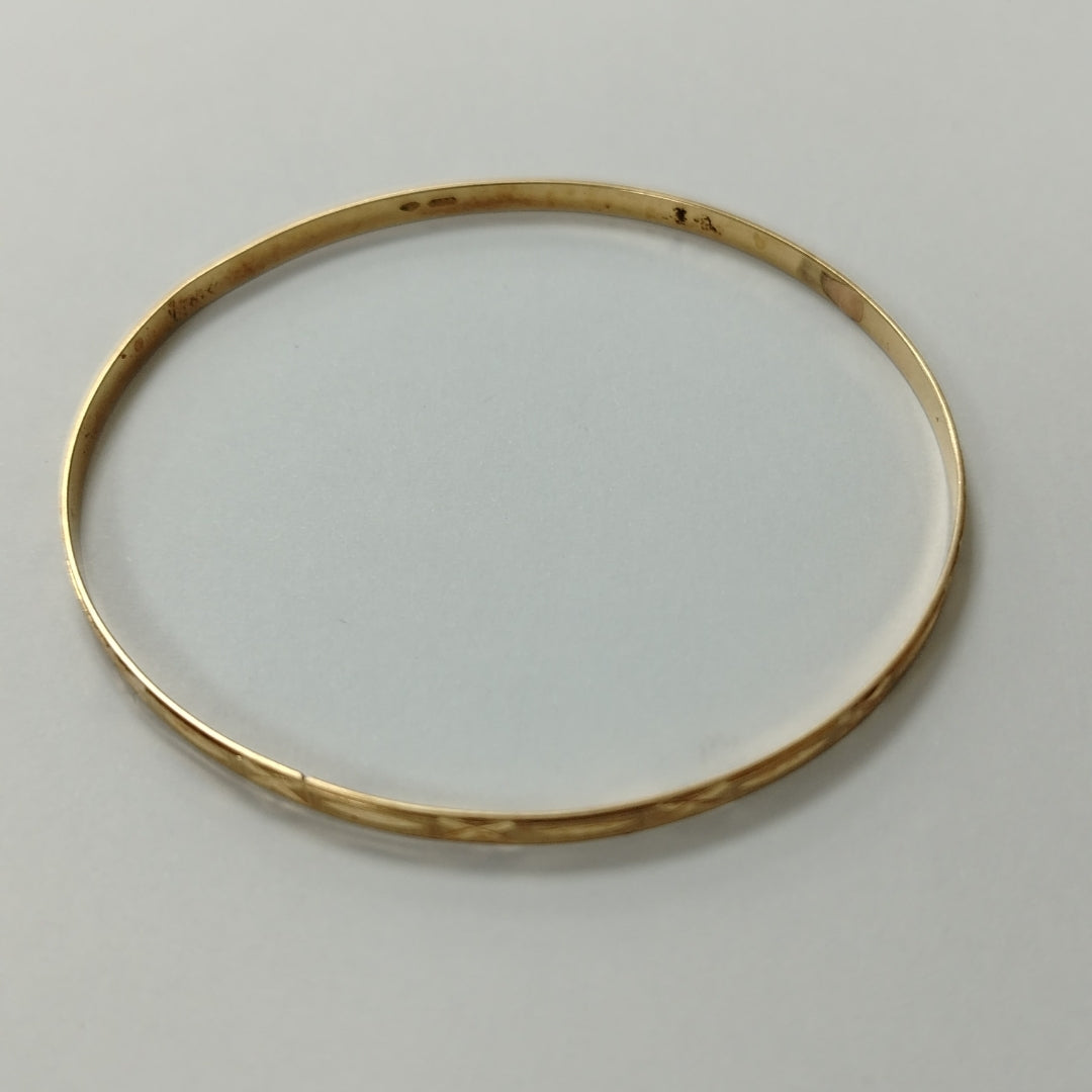 PULSERA RIGIDA ORO 18 K 5,90 GRMS (SEMINUEVO)