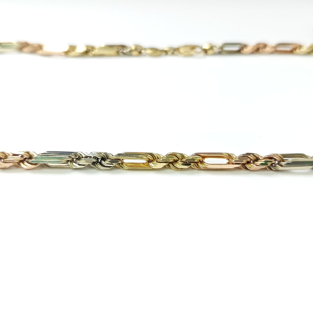 CADENA ORO, ORO COMBINADO 14 K 71.4 GRMS (SEMINUEVO)